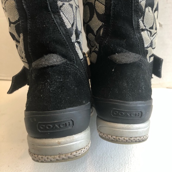 Coach Mariette fur CC signature snow boots - Picture 5 of 8